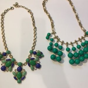 Set of 2 Stella & Dot statement necklaces